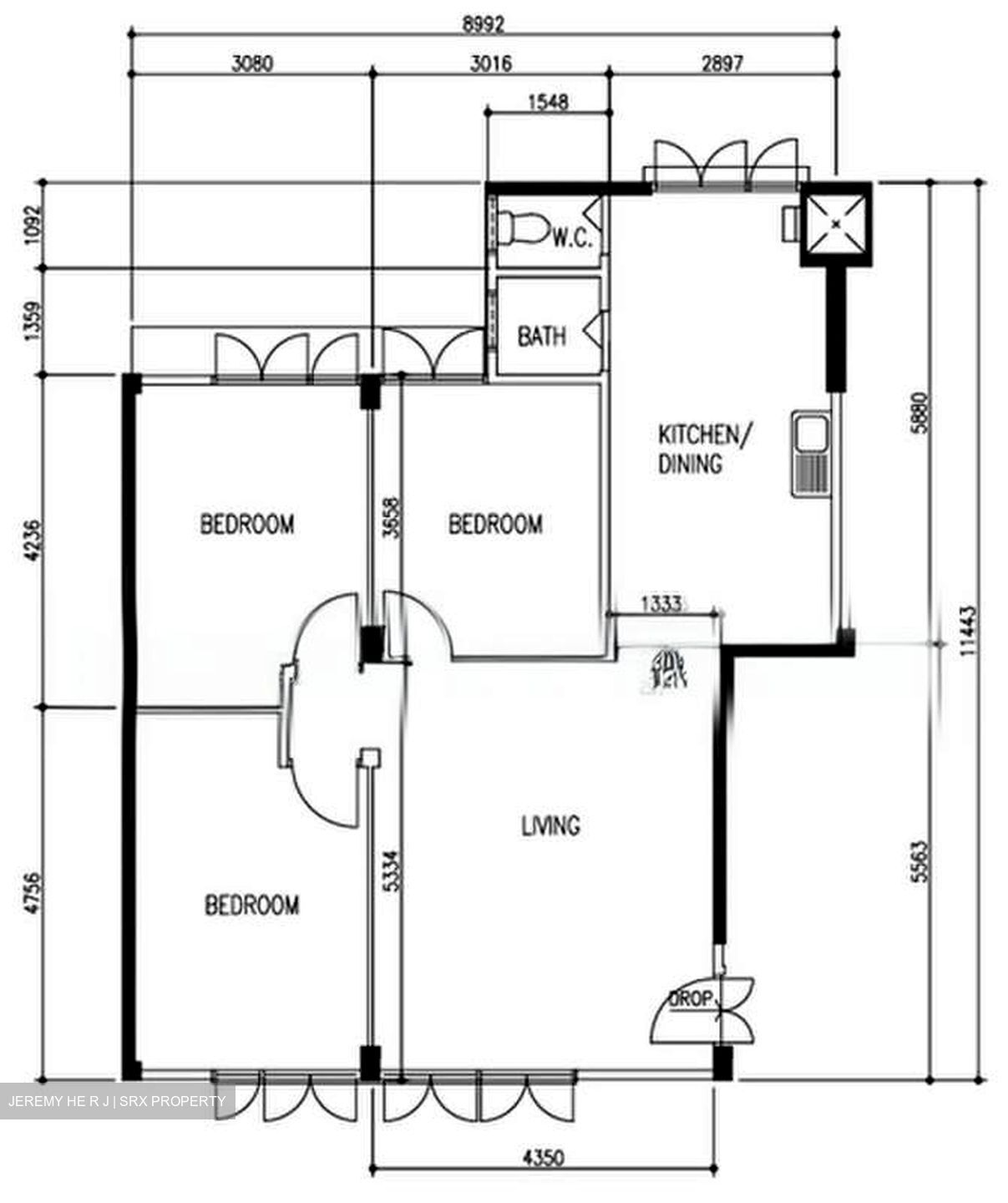 Blk 5 Bedok South Avenue 2 (Bedok), HDB 4 Rooms #603927221